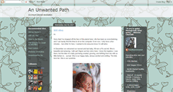 Desktop Screenshot of anunwantedpath.blogspot.com