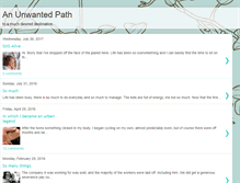 Tablet Screenshot of anunwantedpath.blogspot.com