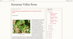 Desktop Screenshot of harmonyvalleyfarm.blogspot.com