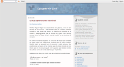 Desktop Screenshot of educarteonline.blogspot.com