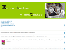 Tablet Screenshot of entretextosycontextos.blogspot.com