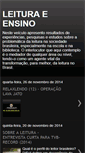 Mobile Screenshot of leituraensino.blogspot.com