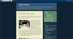 Desktop Screenshot of jacobs-journey.blogspot.com