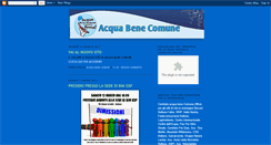 Desktop Screenshot of acquabenecomunebelluno.blogspot.com