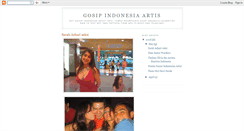 Desktop Screenshot of gosip-indonesia-artis.blogspot.com