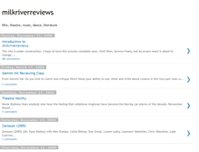 Tablet Screenshot of milkriverreviews.blogspot.com