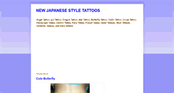 Desktop Screenshot of japanstyletattoos.blogspot.com