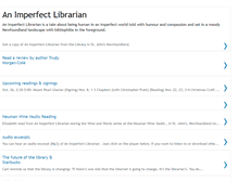 Tablet Screenshot of imperfectlibrarian.blogspot.com