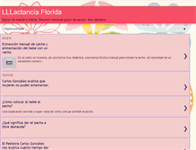 Tablet Screenshot of lllactanciaflorida.blogspot.com