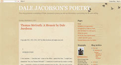 Desktop Screenshot of dalejacobsonpoet.blogspot.com