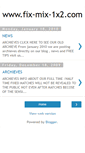 Mobile Screenshot of fix-mix-1x2.blogspot.com