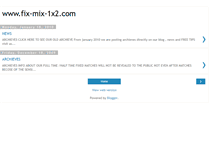 Tablet Screenshot of fix-mix-1x2.blogspot.com