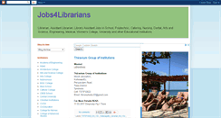 Desktop Screenshot of jobs4librarians.blogspot.com