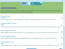 Tablet Screenshot of jobs4librarians.blogspot.com