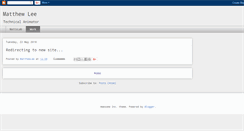 Desktop Screenshot of matthewleeanimator.blogspot.com