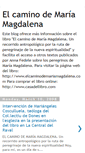 Mobile Screenshot of caminodemariamagdalena.blogspot.com