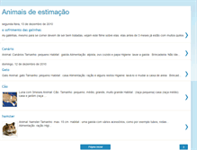Tablet Screenshot of animais-estimacao.blogspot.com