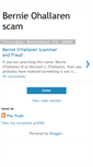 Mobile Screenshot of bernieohallarenscam.blogspot.com