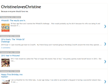 Tablet Screenshot of christineloveschristine.blogspot.com