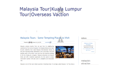 Desktop Screenshot of malaysiatravelpackages.blogspot.com