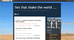 Desktop Screenshot of liesthatshaketheworld.blogspot.com