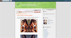 Desktop Screenshot of leeanntweeden.blogspot.com