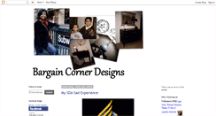 Desktop Screenshot of bargaincornerdesigns.blogspot.com