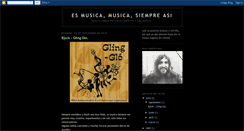 Desktop Screenshot of esmusicasiempreasi.blogspot.com