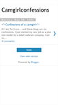 Mobile Screenshot of camgirlconfessions.blogspot.com