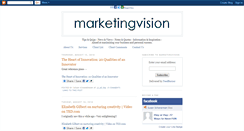 Desktop Screenshot of marketingvisiononline.blogspot.com