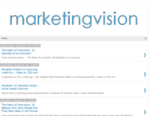 Tablet Screenshot of marketingvisiononline.blogspot.com