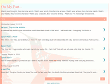 Tablet Screenshot of onmypart.blogspot.com