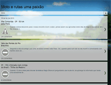 Tablet Screenshot of motoerutasumapaixao.blogspot.com