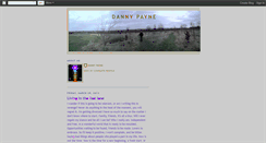 Desktop Screenshot of dannypayne.blogspot.com