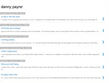 Tablet Screenshot of dannypayne.blogspot.com