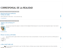 Tablet Screenshot of corresponsaldelarealidad.blogspot.com