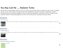 Tablet Screenshot of madameturbo.blogspot.com
