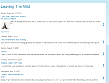 Tablet Screenshot of leavingthegrid.blogspot.com