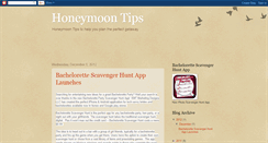 Desktop Screenshot of honeymoon-tips.blogspot.com