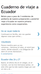 Mobile Screenshot of objetivoecuador.blogspot.com