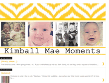 Tablet Screenshot of kimballmaemoments.blogspot.com