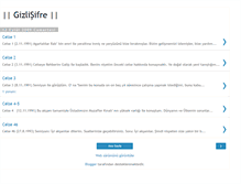 Tablet Screenshot of gizlisifre.blogspot.com