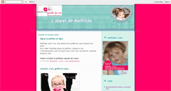 Desktop Screenshot of lappeldemathilde.blogspot.com