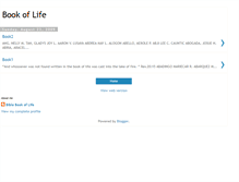 Tablet Screenshot of biblebookoflife.blogspot.com