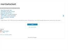 Tablet Screenshot of mortiselockset.blogspot.com