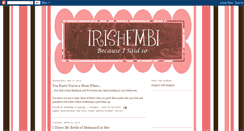 Desktop Screenshot of irishembi.blogspot.com