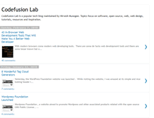 Tablet Screenshot of codefusionlab.blogspot.com
