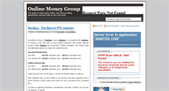 Desktop Screenshot of onlinemoneygroup.blogspot.com