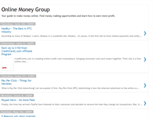 Tablet Screenshot of onlinemoneygroup.blogspot.com