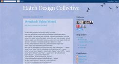 Desktop Screenshot of hatchcollective.blogspot.com